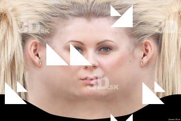 Female head texture