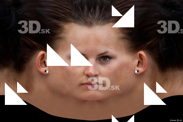 Female head texture