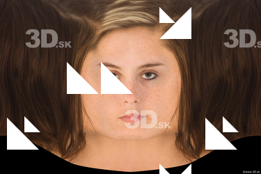 Female head texture