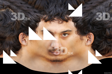 Male head texture