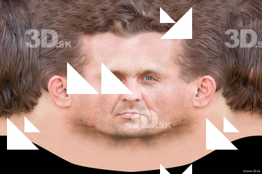 Male head texture