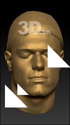 Male 3D head scan # 94