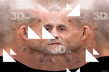 Male head texture
