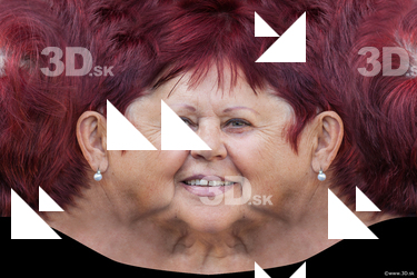 Female head texture