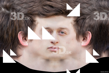 Male head texture