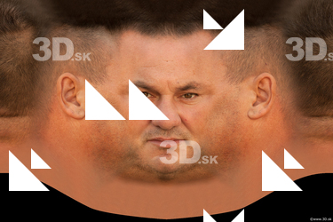 Male head texture