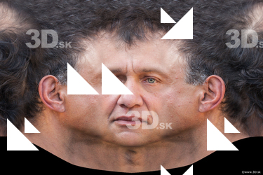 Male head texture