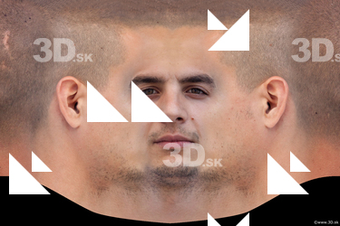 Male head texture