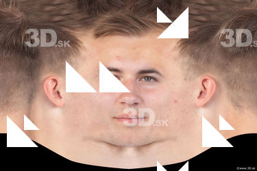 Male head texture