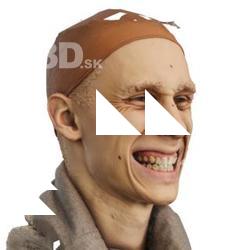 3D head scan of emotions and phonemes - Ilja