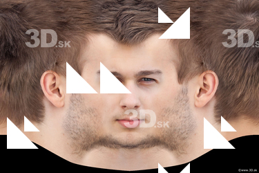 Male head texture