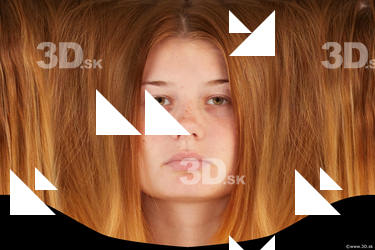 Female head texture