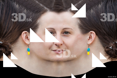 Female head texture