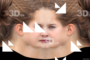 Female head texture