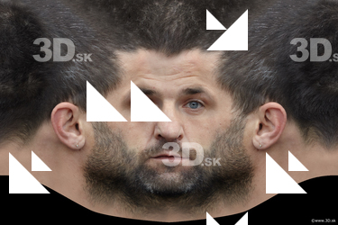 Male head texture
