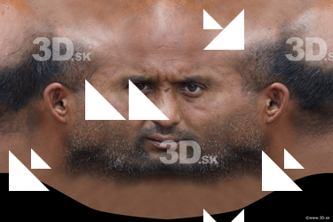 Male head texture