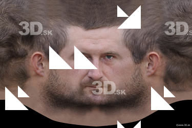 Male head texture