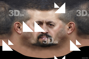 Male head texture