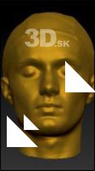 Male 3D head scan # 120