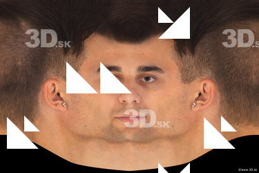 Male head texture
