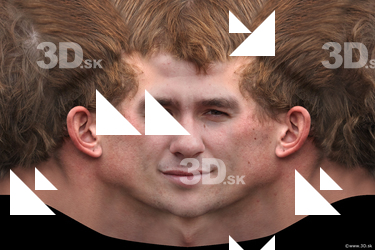Male head texture