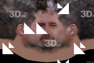 Male head texture