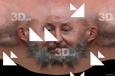 Male head texture