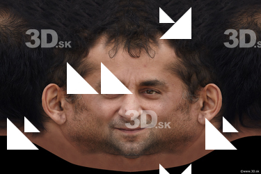 Male head texture