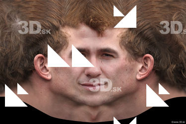 Male head texture