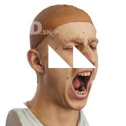 3D head scan of emotions and phonemes - Dominik