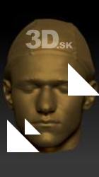 Male 3D head scan # 119