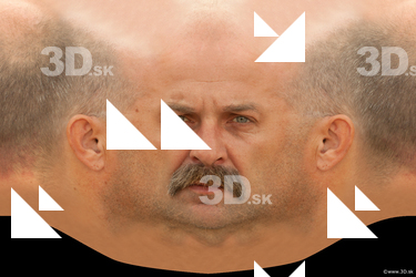 Male head texture