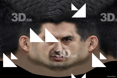 Male head texture