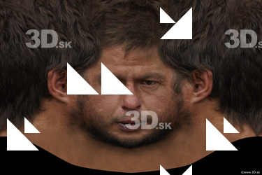 Male head texture