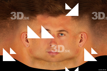 Male head texture