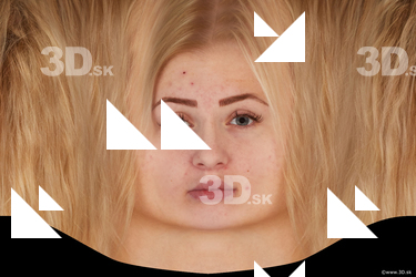 Female head texture