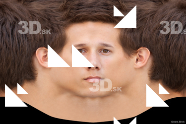 Male head texture