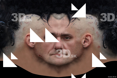 Male head texture