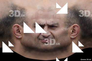 Male head texture