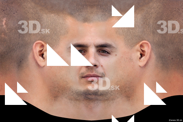 Male head texture