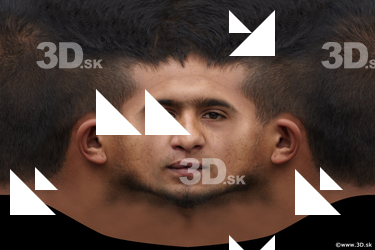 Male head texture