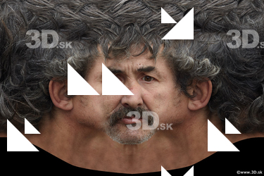 Male head texture