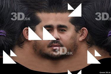 Male head texture
