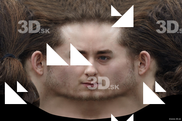 Male head texture