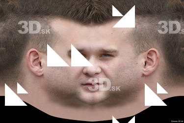 Male head texture