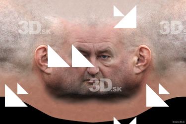 Male head texture