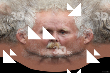 Male head texture