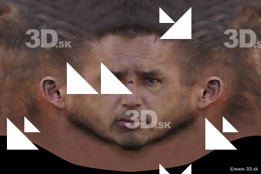 Male head texture