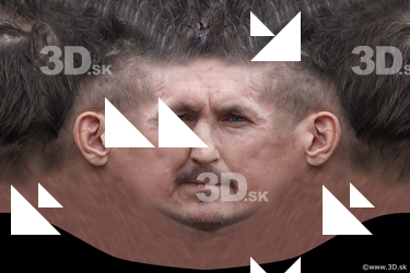 Male head texture