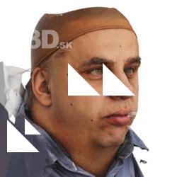 3D head scan of emotions and phonemes - Josef